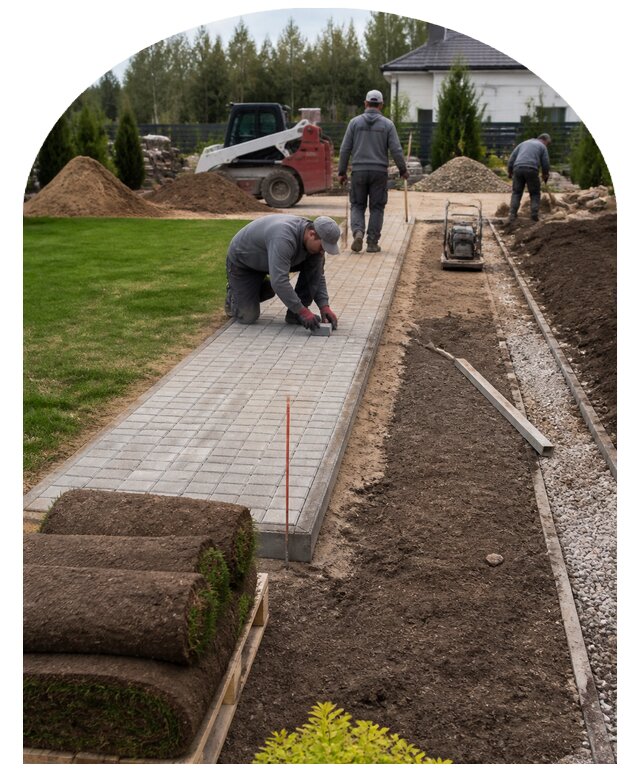 Благоустройство участка 10 соток под ключ в Шатуре